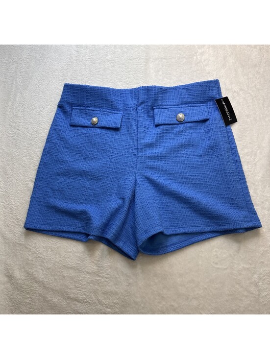 Messini Pants - Messini Sailor Shorts Womens Size Large Blue Gold Toned Buttons  Nautical NWT